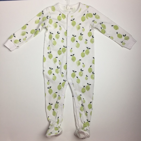Petit Lem FIRSTS Limes Sleeper with Organic Cotton